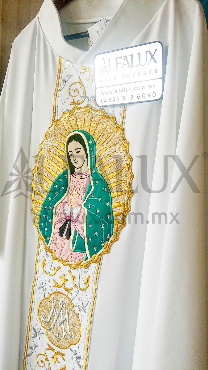 07 JHS MA Blanco Medallon VIRGEN